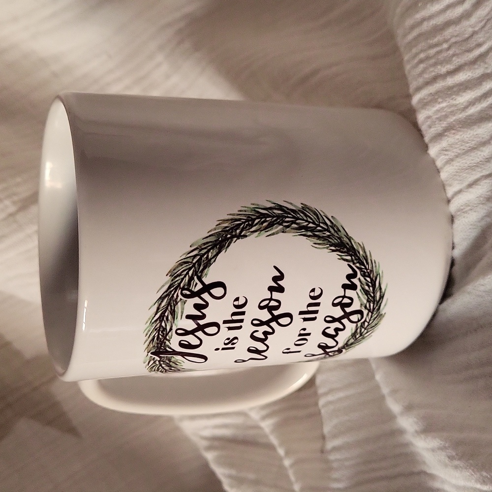 Holiday Coffee Tea Mug Jesus Is The Reason for the Season Christmas - Picture 5 of 7